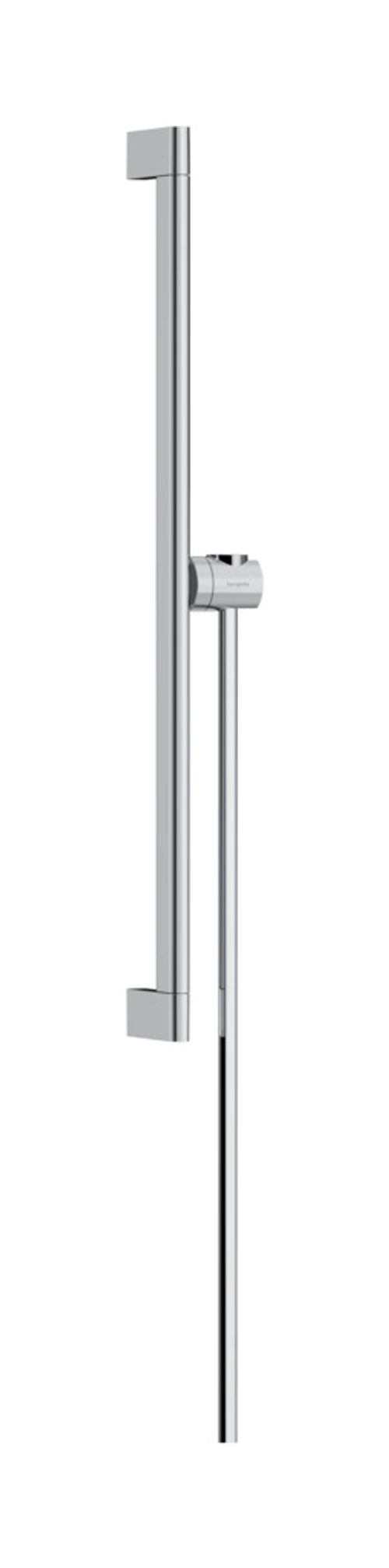 Hansgrohe-HG-Unica-Brausestange-S-Puro-65-cm-mit-Easy-Slide-Handbrausehalter-und-Isiflex-Brauseschlauch-160-cm-Chrom-24402000 gallery number 1